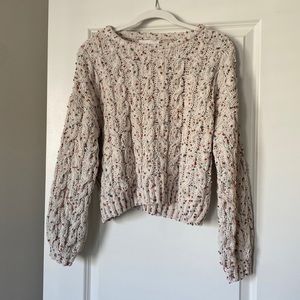 Womens Confetti sweater size medium